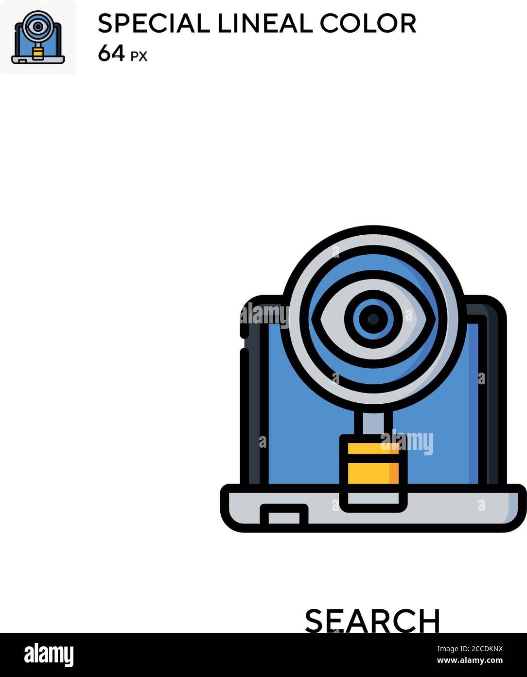 Search Special lineal color icon. Illustration symbol design template ...