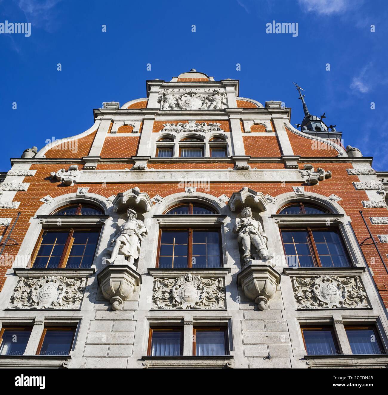 Historical building of bank, Opava, Czech Republic / Czechia, Silesia 