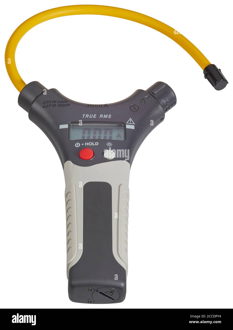 Clampmeter cut out on white background Stock Photo