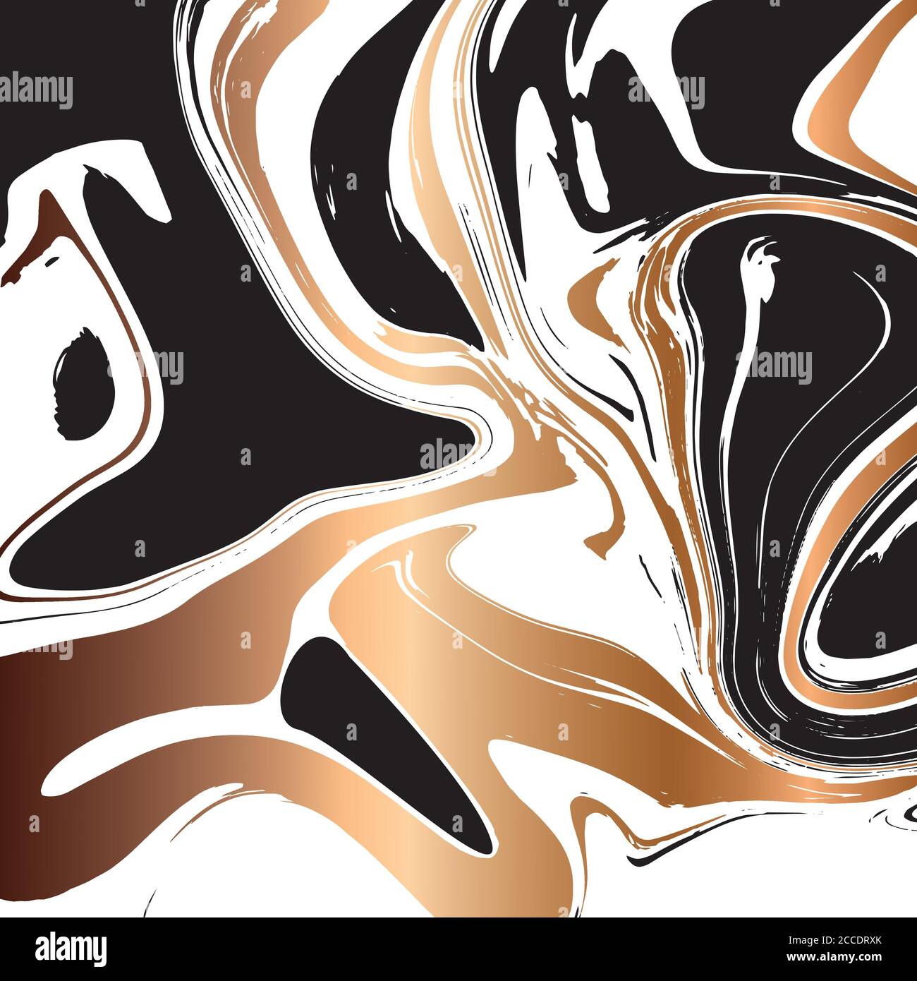 Liquid marble texture design, colorful marbling surface, vibrant abstract paint design, vector illustration Stock Vector