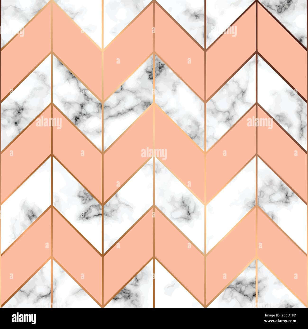 Vector marble texture, seamless pattern design with golden geometric ...