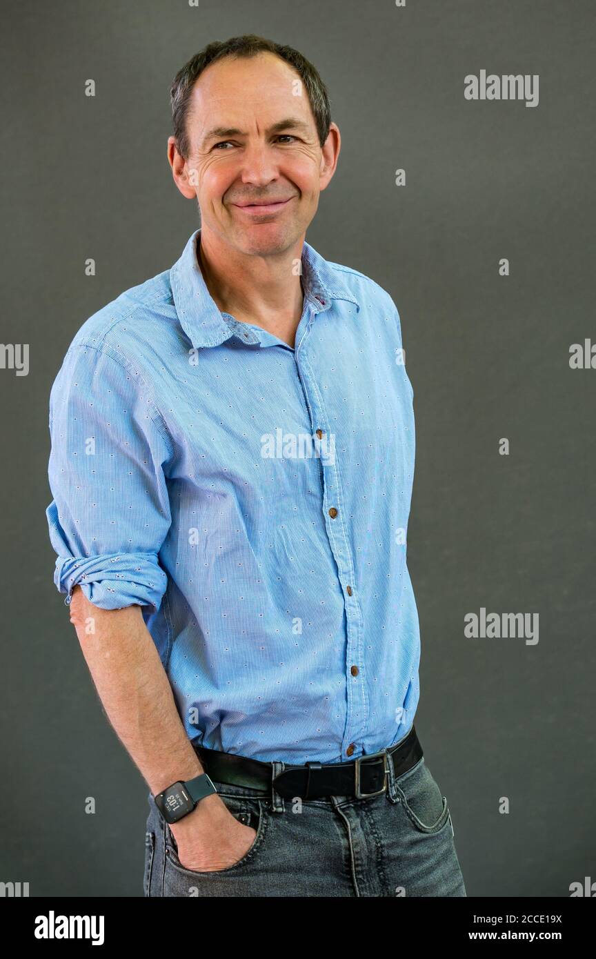 Edinburgh International Book Festival, Scotland, UK Mike BernersLee, researcher on greenhouse