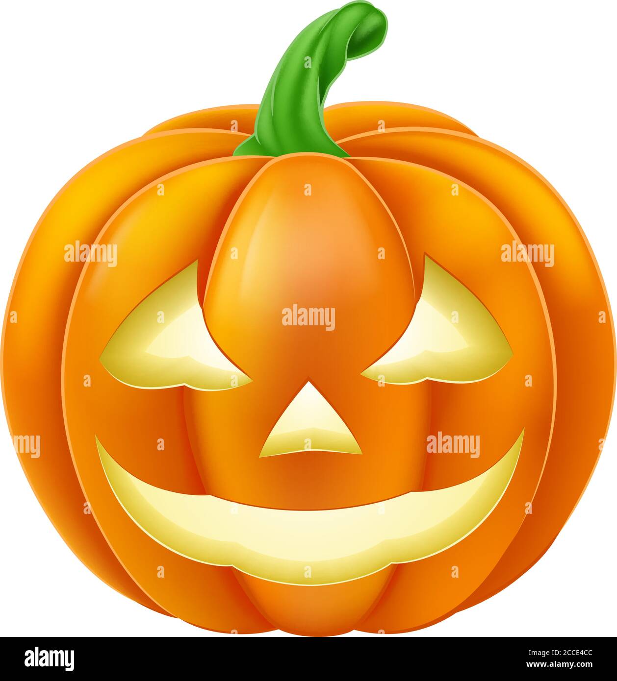 Pumpkin Halloween Jack O Lantern Cartoon Stock Vector Image & Art - Alamy