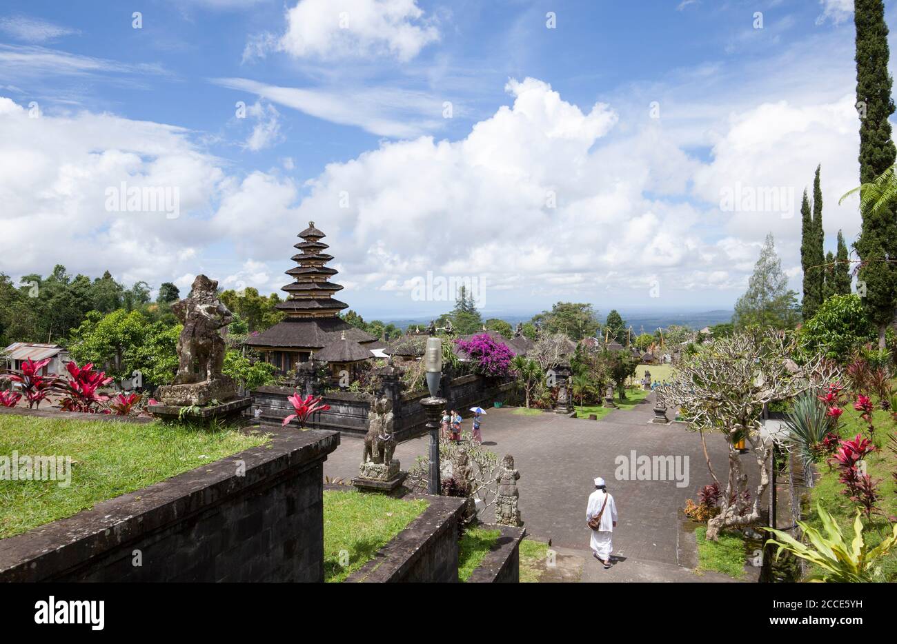 Pura Besakih, mother temple of Bali Stock Photo