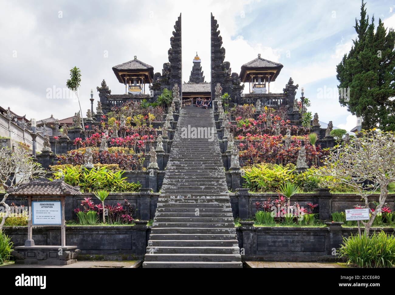 Pura Besakih, mother temple of Bali Stock Photo