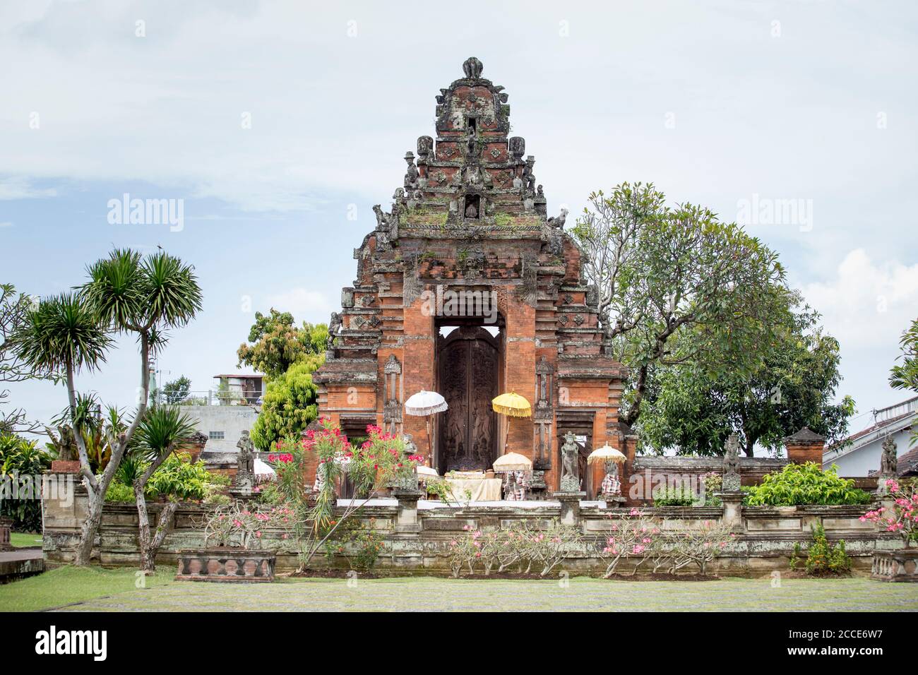 Historical temple gate, Semarapura (Klungkung), Bali Stock Photo