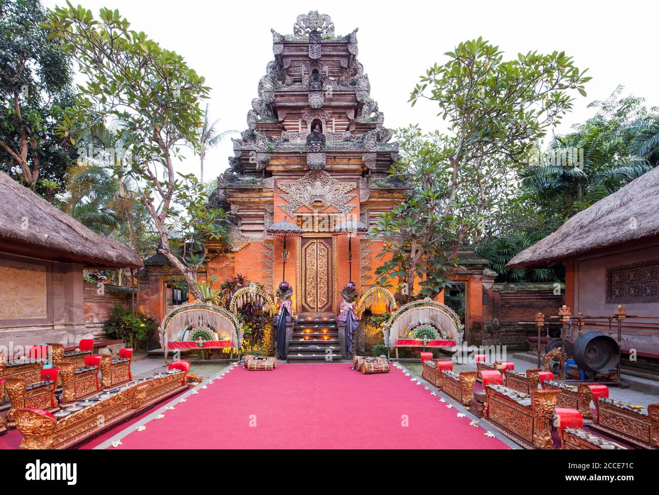 Pura Saren Agung, Princely Palace, Ubud, Bali Stock Photo