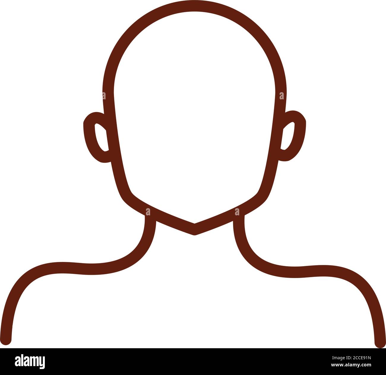 human body profile anatomy organ health line icon style vector