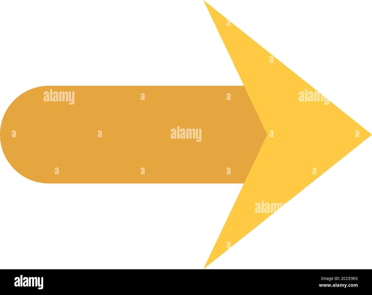 Isolated right arrow flat style icon design of direction web forward ...