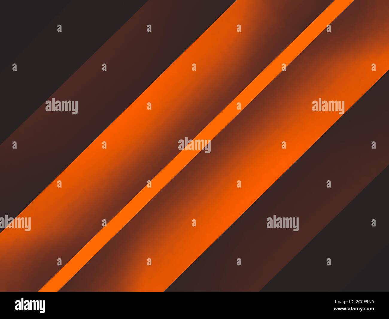 Saffron color 3d illustration stripe pattern orange colour with brown