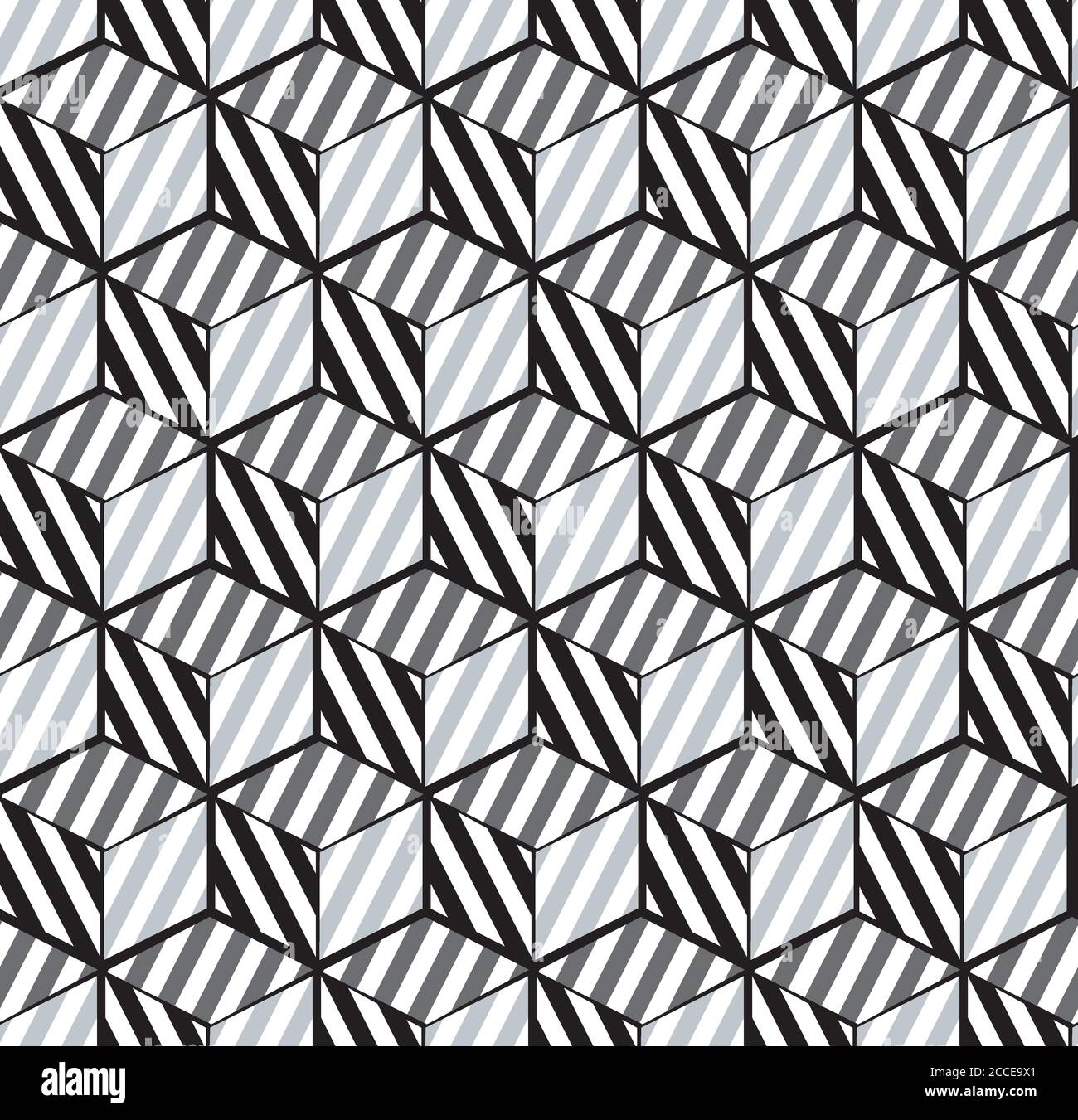 Seamless texture with gray segments(cube Stock Vector Image & Art - Alamy
