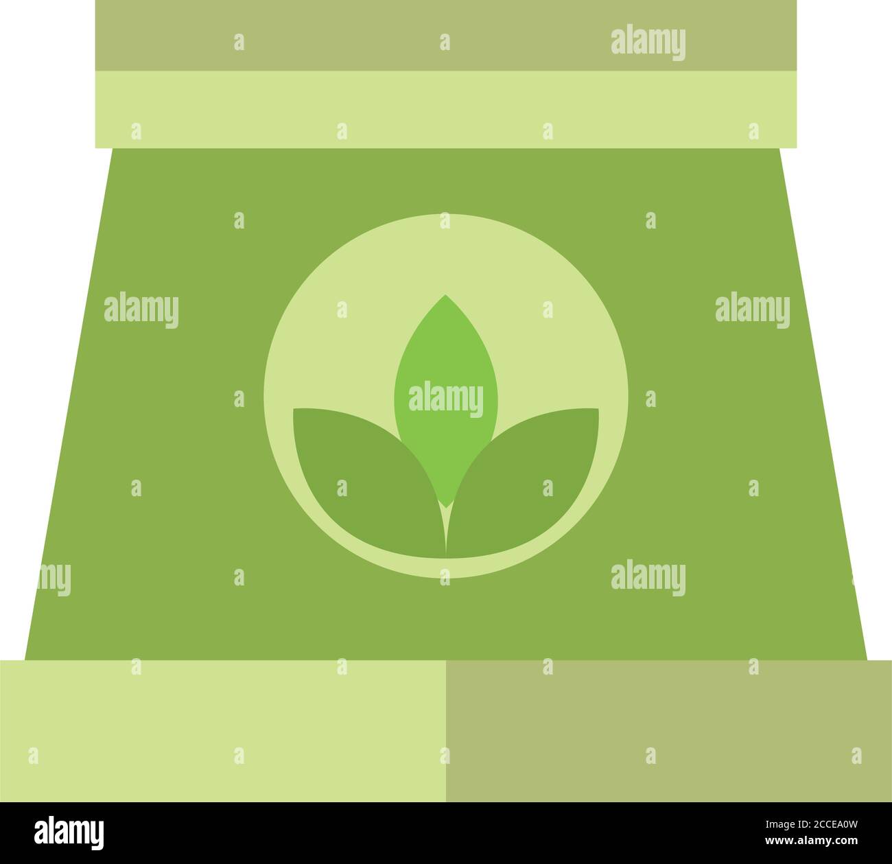 fertilizer package agriculture work equipment farm cartoon flat icon ...