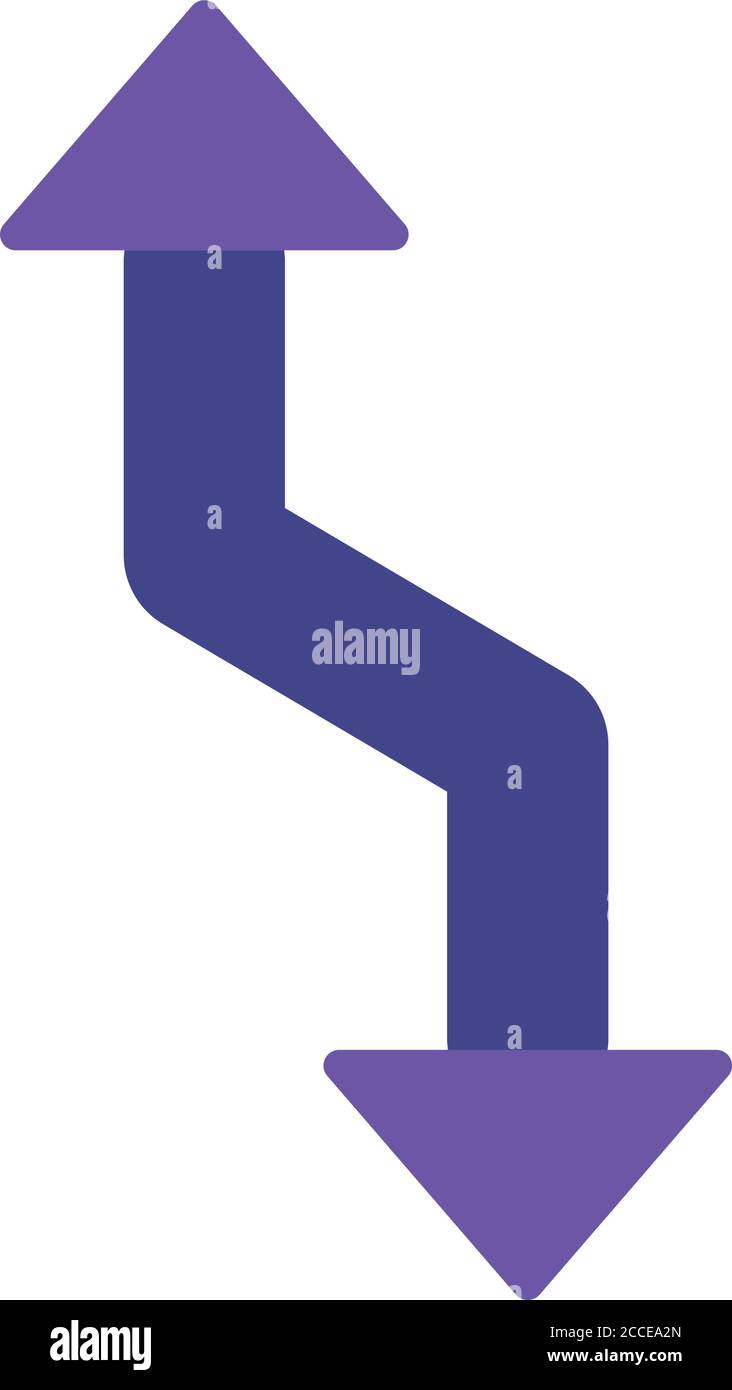 up and down arrow flat style icon design of direction web forward and ...