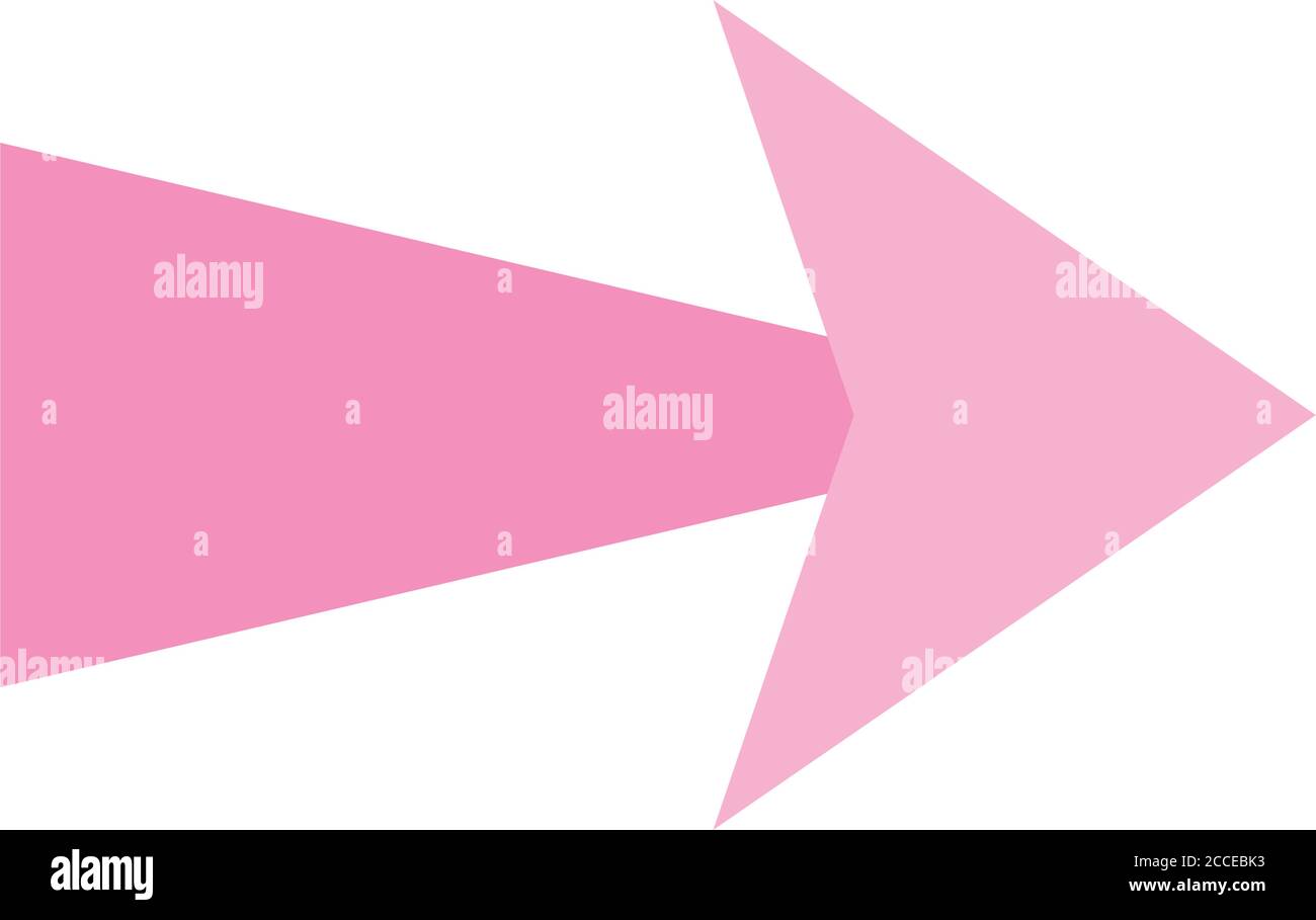 arrow pointing right flat style icon design of direction web forward ...