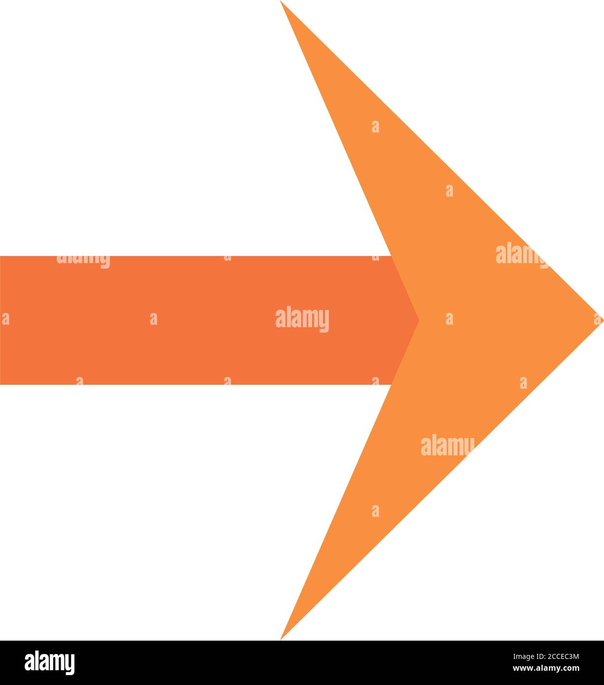 right arrow flat style icon design of direction web forward and ...