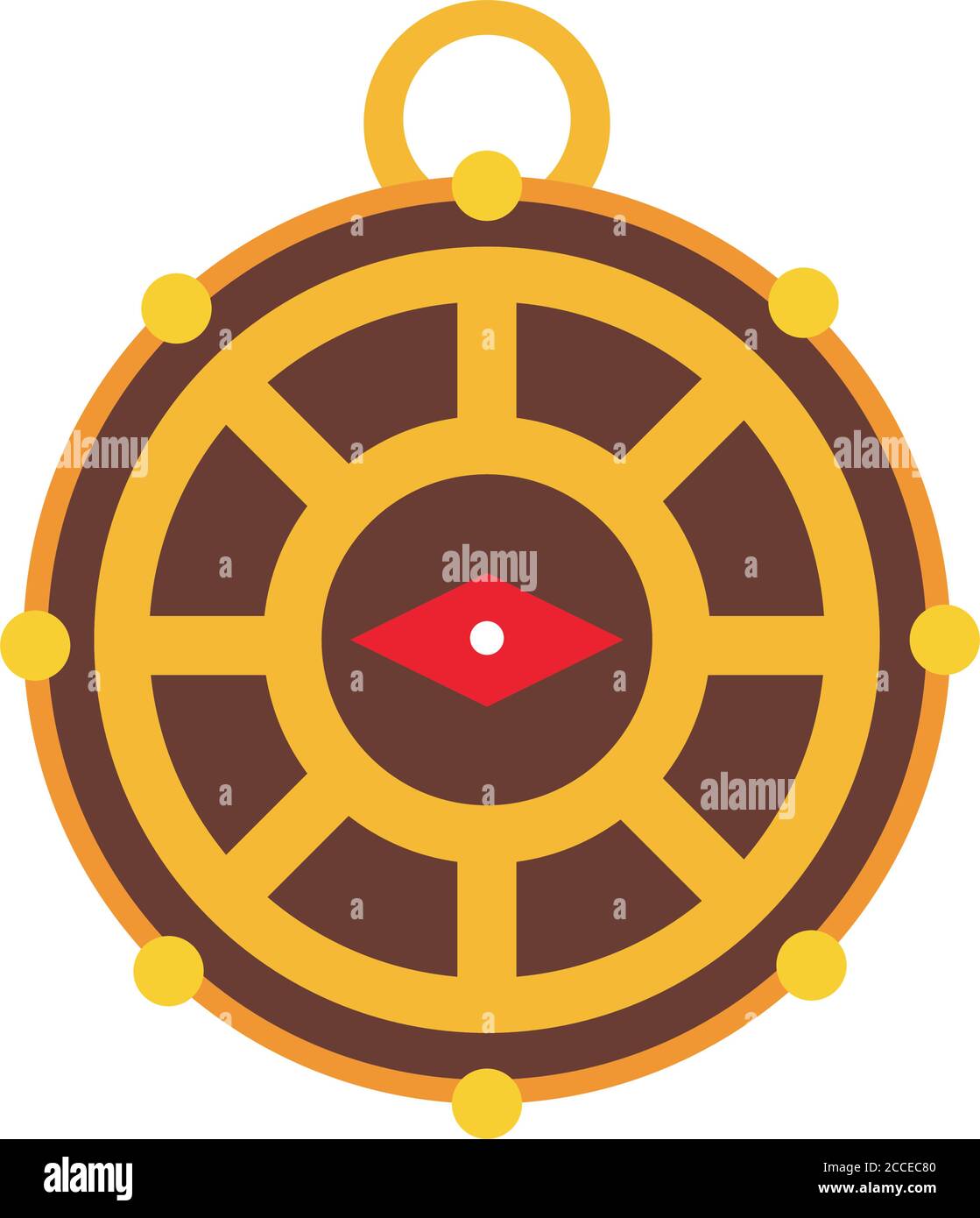 retro compass guide flat style vector illustration design Stock Vector ...