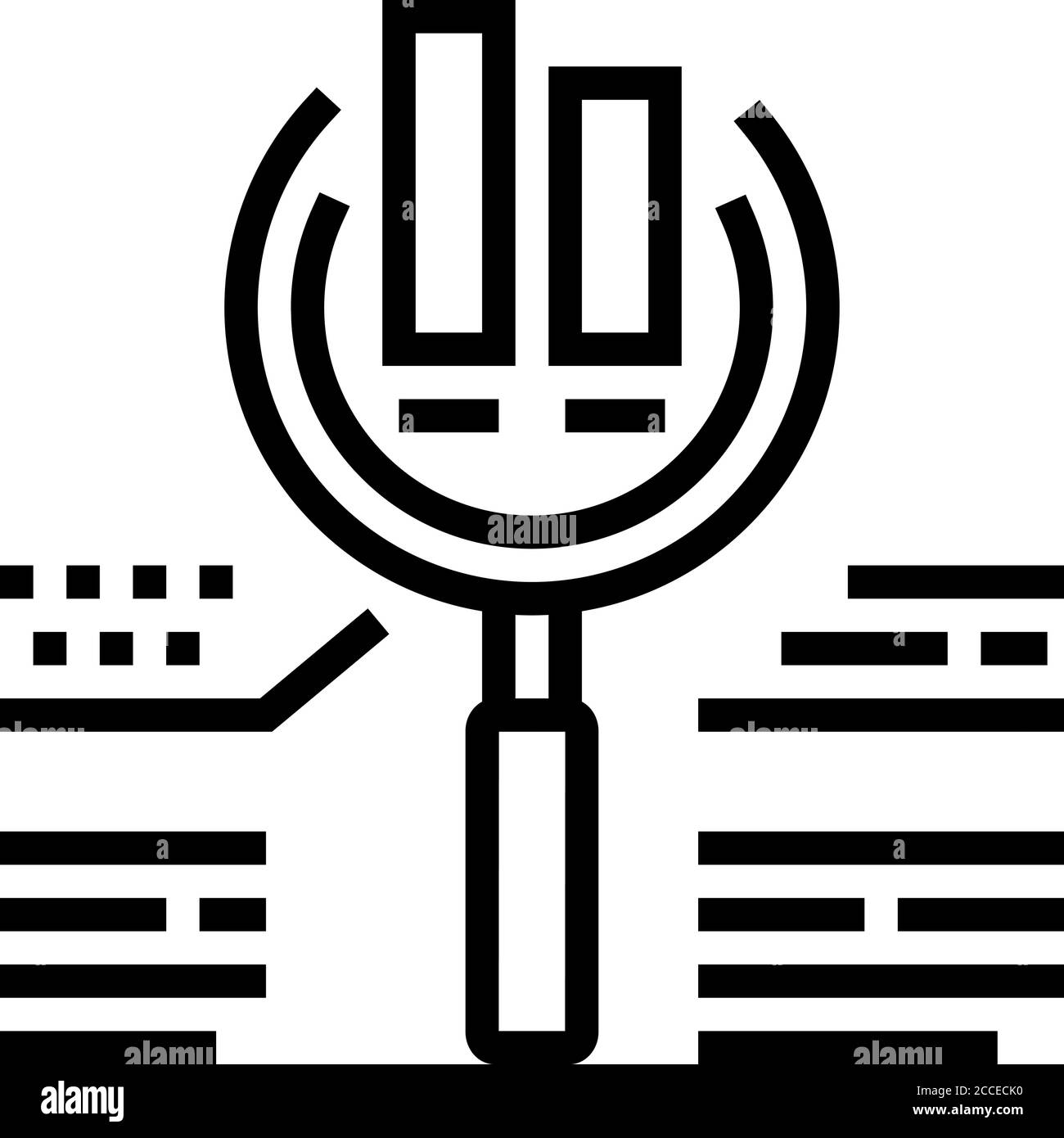 chart research line icon vector illustration Stock Vector Image & Art ...