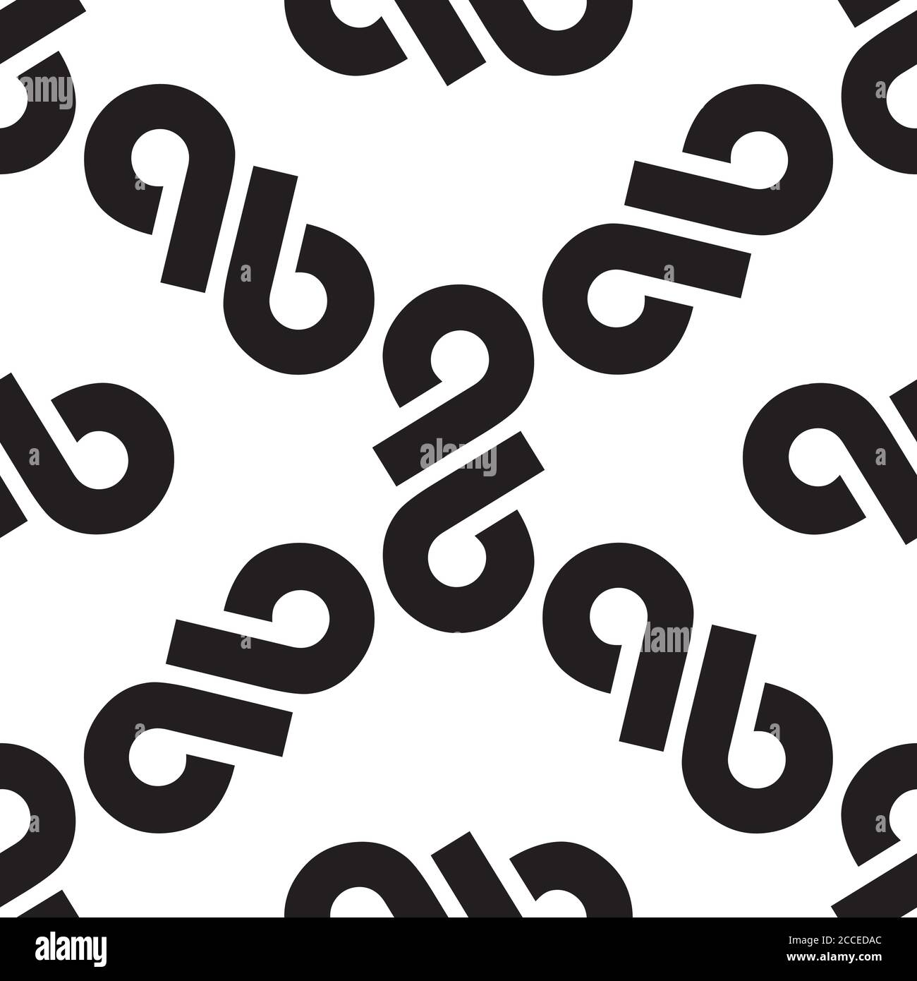 Seamless pattern with black infinity symbol Stock Vector Image & Art ...
