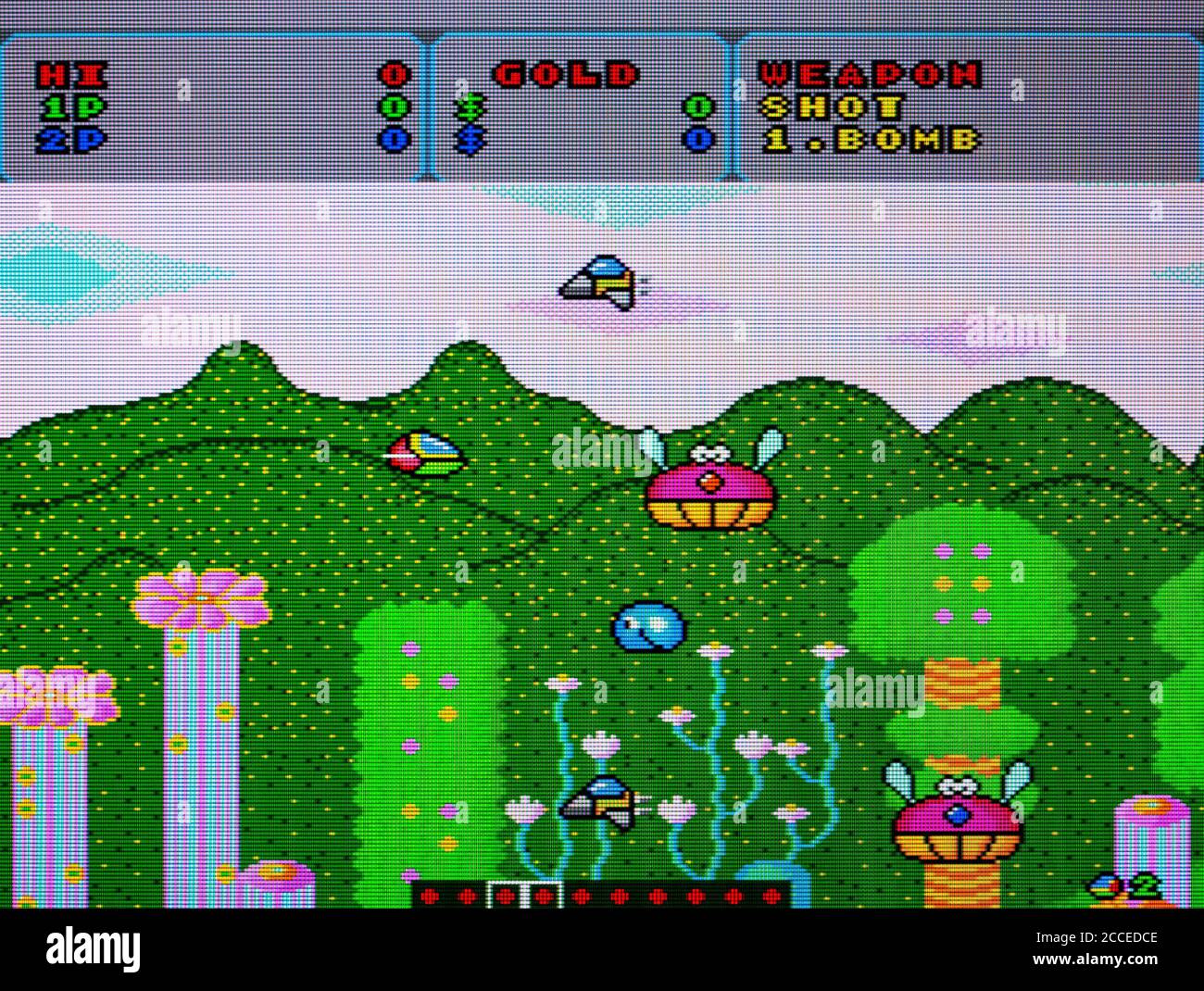 Fantasy Zone Pc Engine Videogame Editorial Use Only Stock Photo Alamy