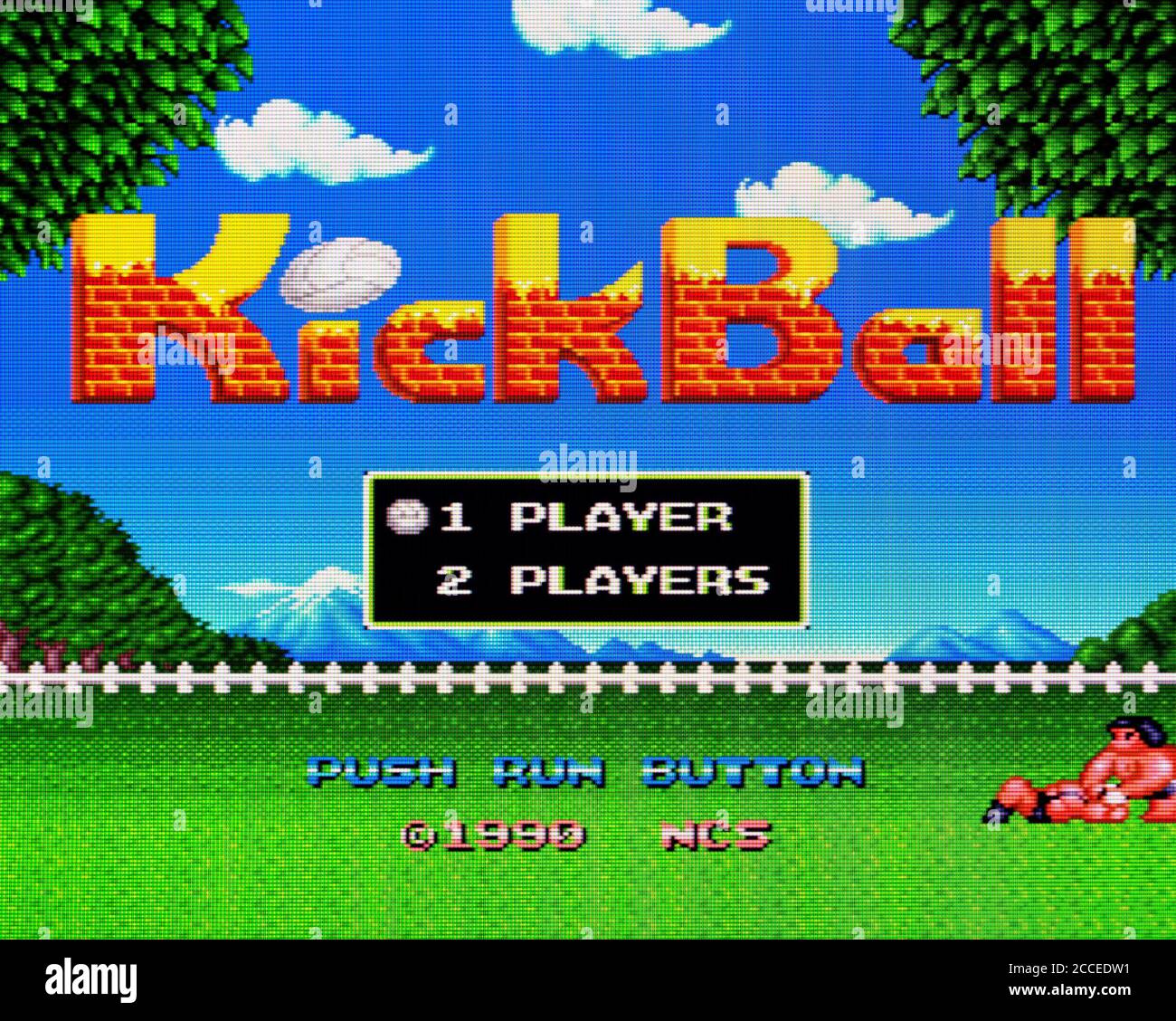 Kickball PC Engine Videogame Editorial use only Stock Photo Alamy