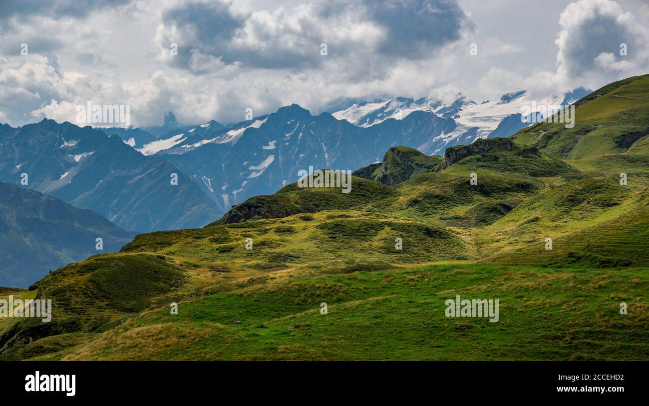 Amazing nature of Switzerland in the Swiss Alps Stock Photo - Alamy