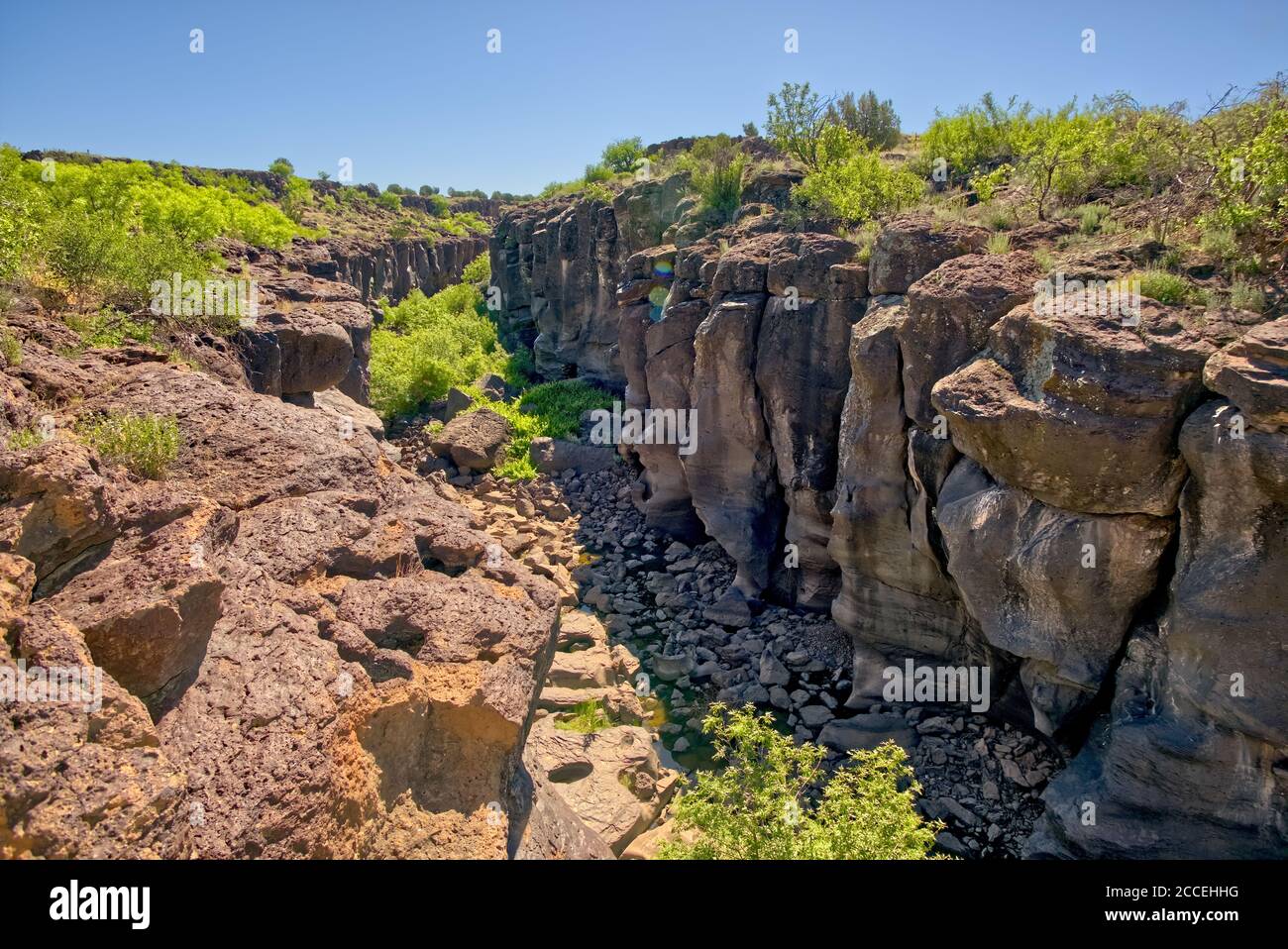 Eastern view of Lower Sullivan Canyon just east of Sullivan Dam in