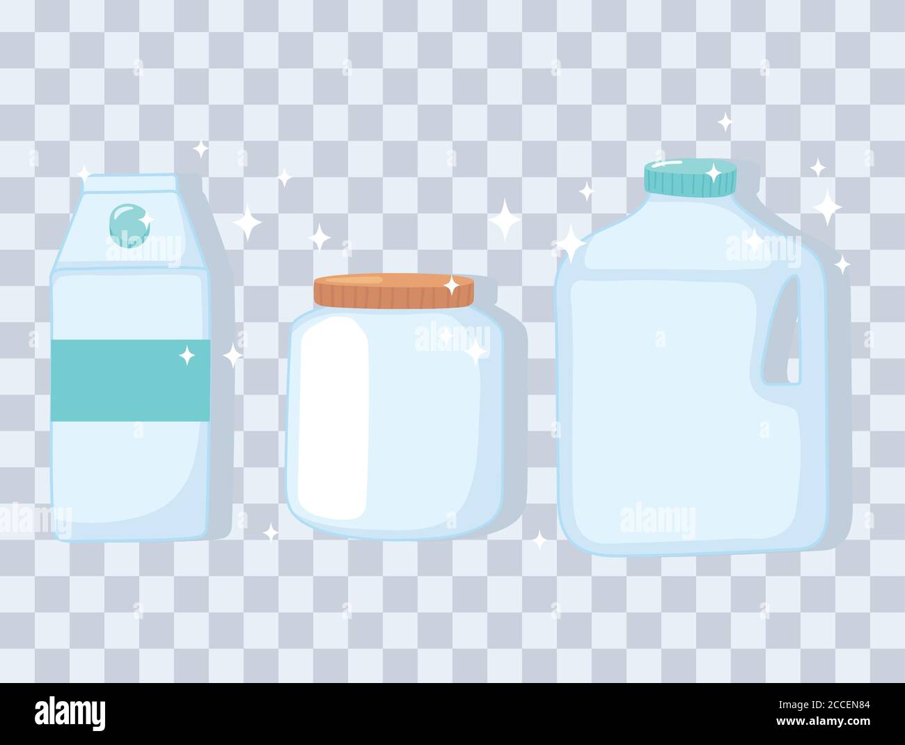 Yoghurt cups Stock Vector Images - Alamy