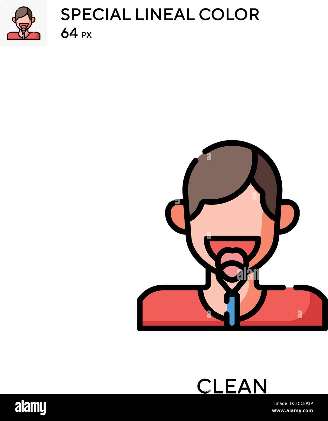 Clean Special lineal color icon. Illustration symbol design template ...