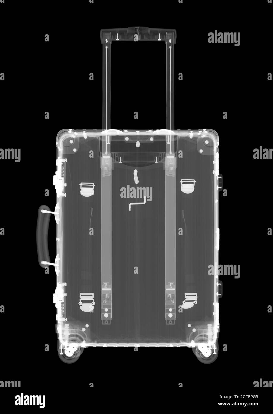 Suitcase, X-ray Stock Photo