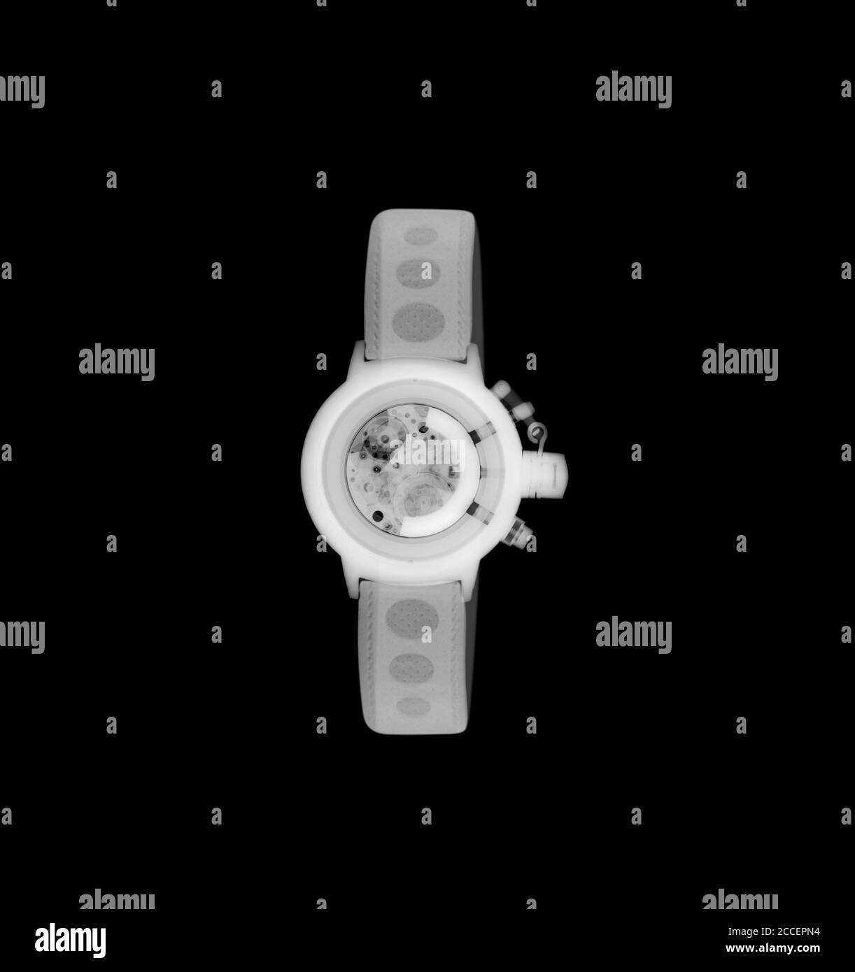 Wrist watch, X-ray Stock Photo