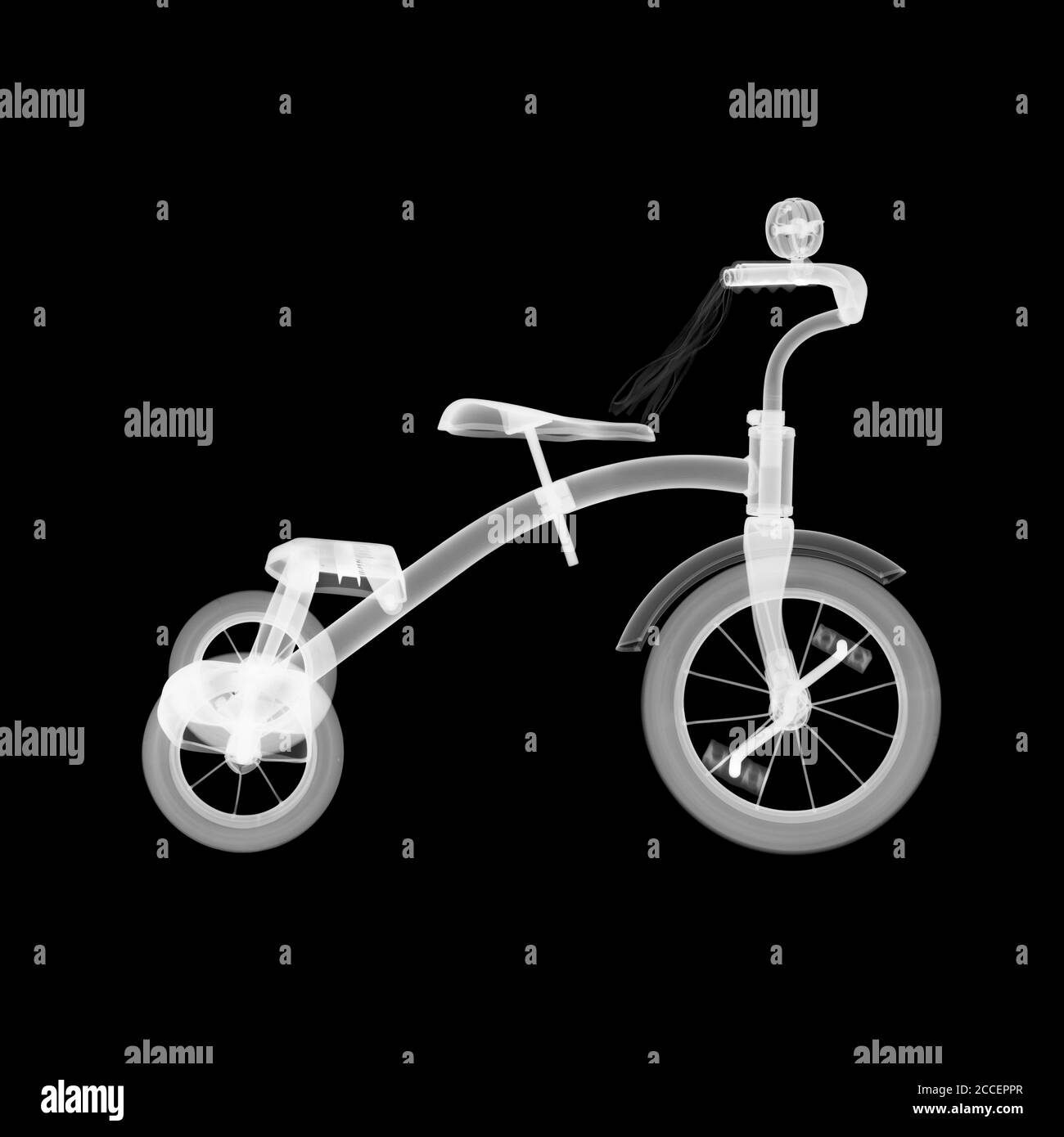 Childs tricycle, X-ray Stock Photo