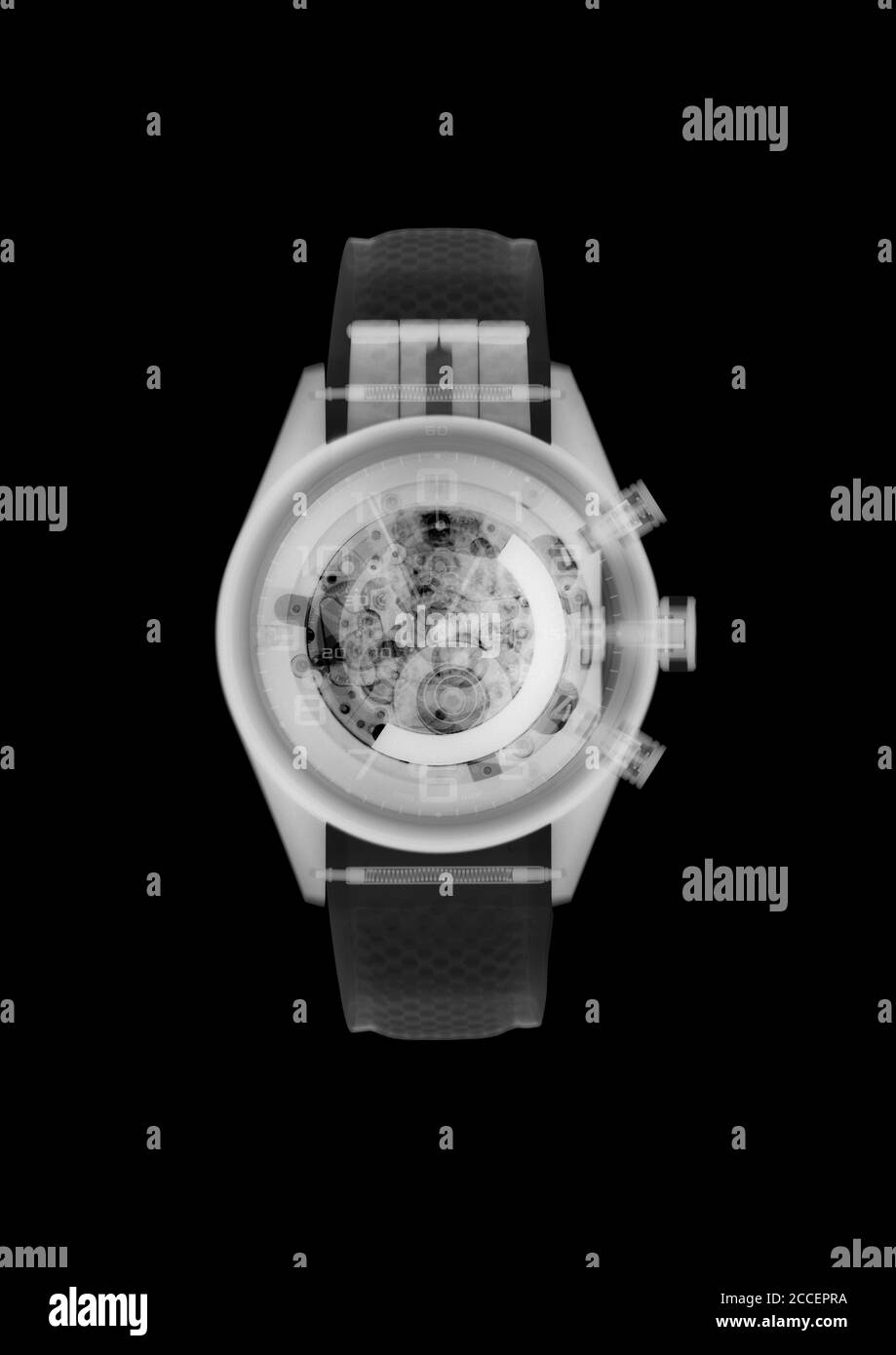 Watch, X-ray Stock Photo