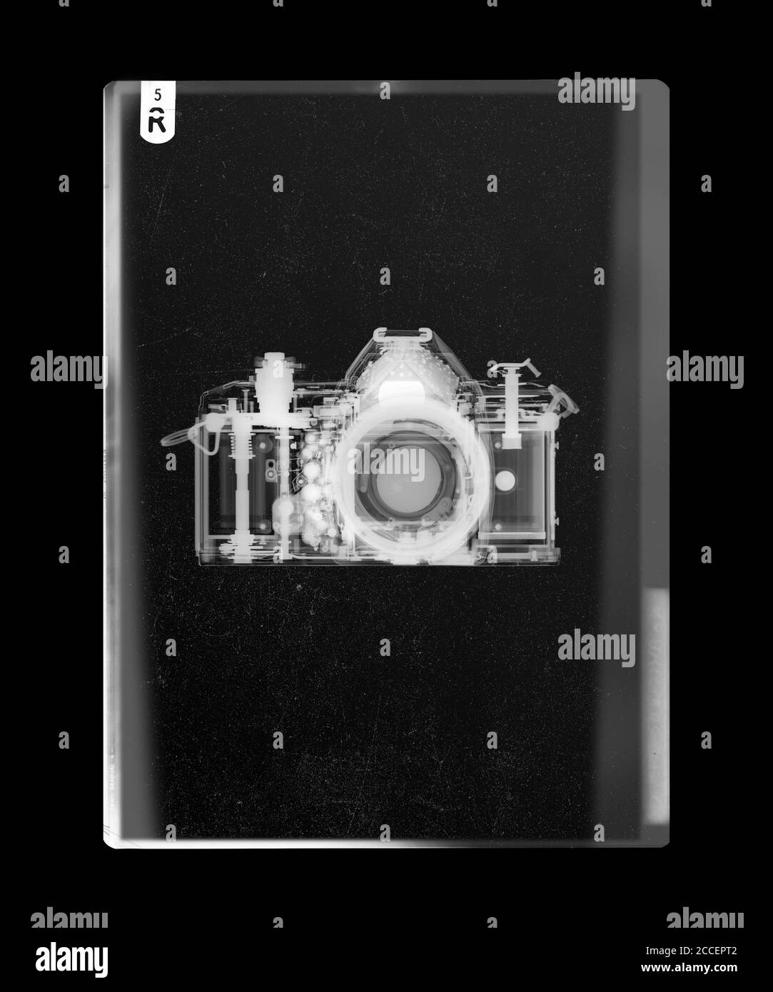 35mm film camera, X-ray Stock Photo