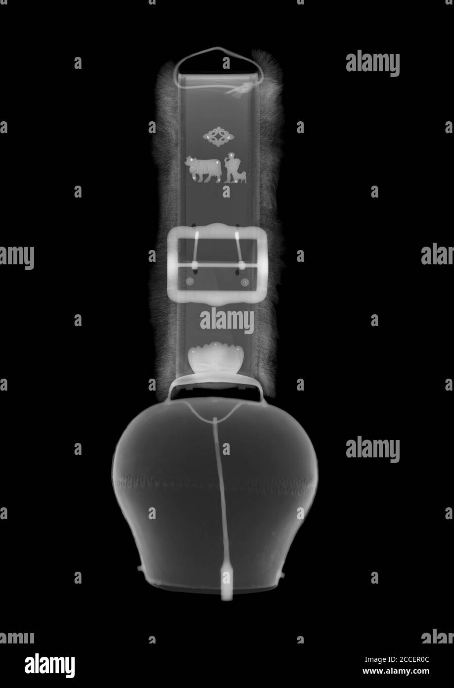 Cowbell, X-ray Stock Photo