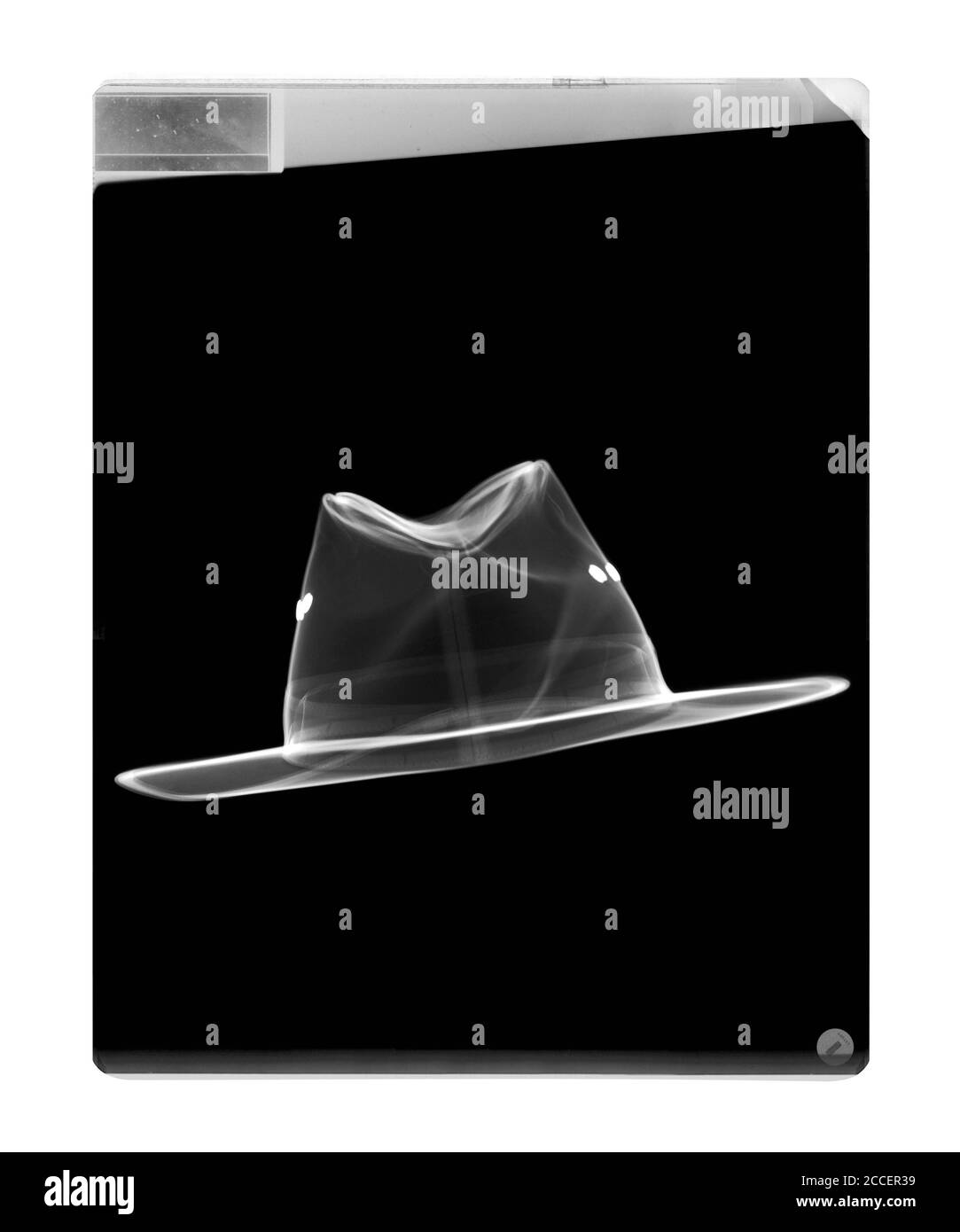 Fedora hat, X-ray Stock Photo