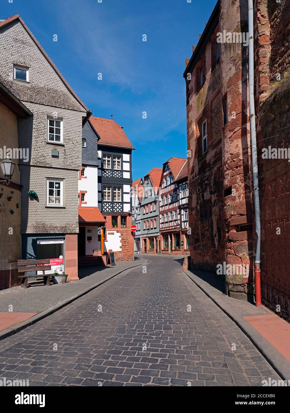 Altstadt, Büdingen, Hessen, Germany Stock Photo