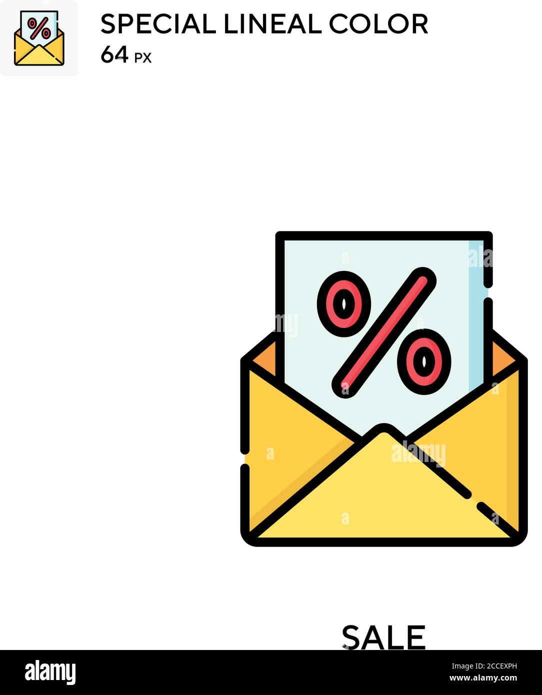 Sale Special lineal color icon. Illustration symbol design template for ...