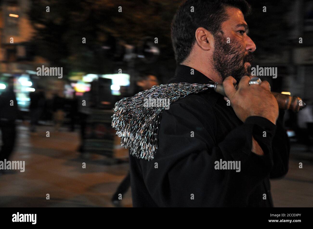 Celebration of the Ashura, muslim Shia festival Festival in Shiraz Stock Photo