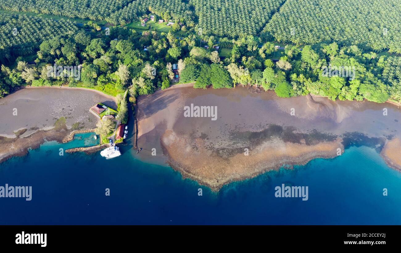 Walindi Dive Resort, Kimbe Bay, New Britain, Papua New Guinea Stock Photo