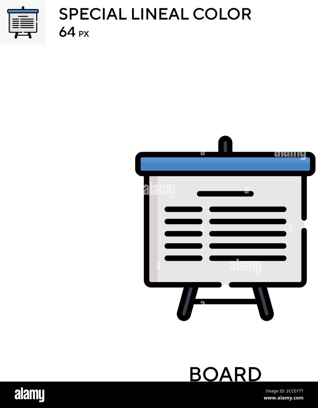 Board Special lineal color icon. Illustration symbol design template ...