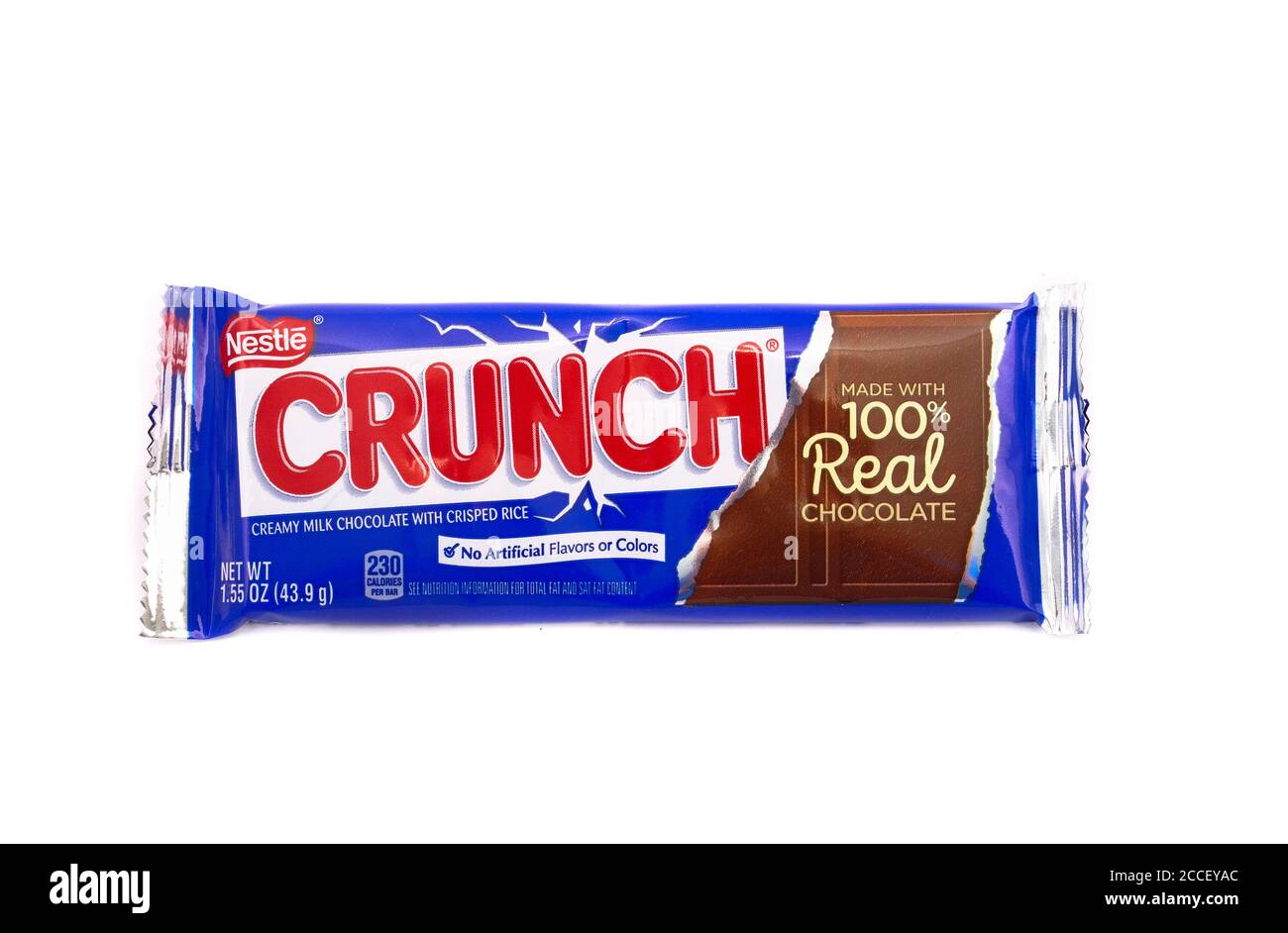 Nestle Crunch Bar Stock Photo