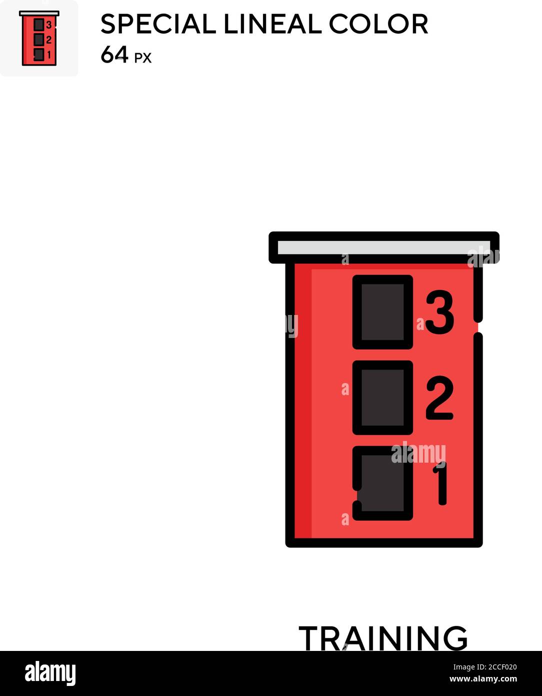Training Special lineal color icon. Illustration symbol design template ...