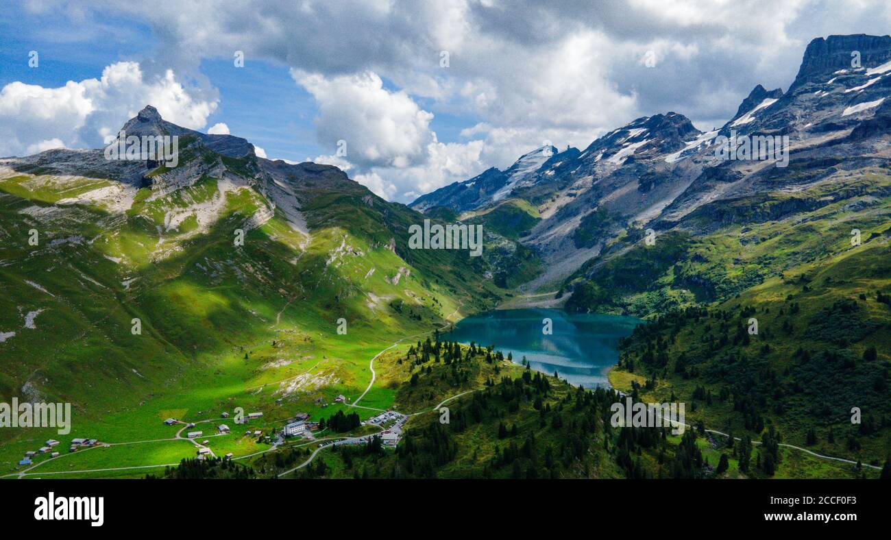 Amazing nature of Switzerland in the Swiss Alps Stock Photo - Alamy