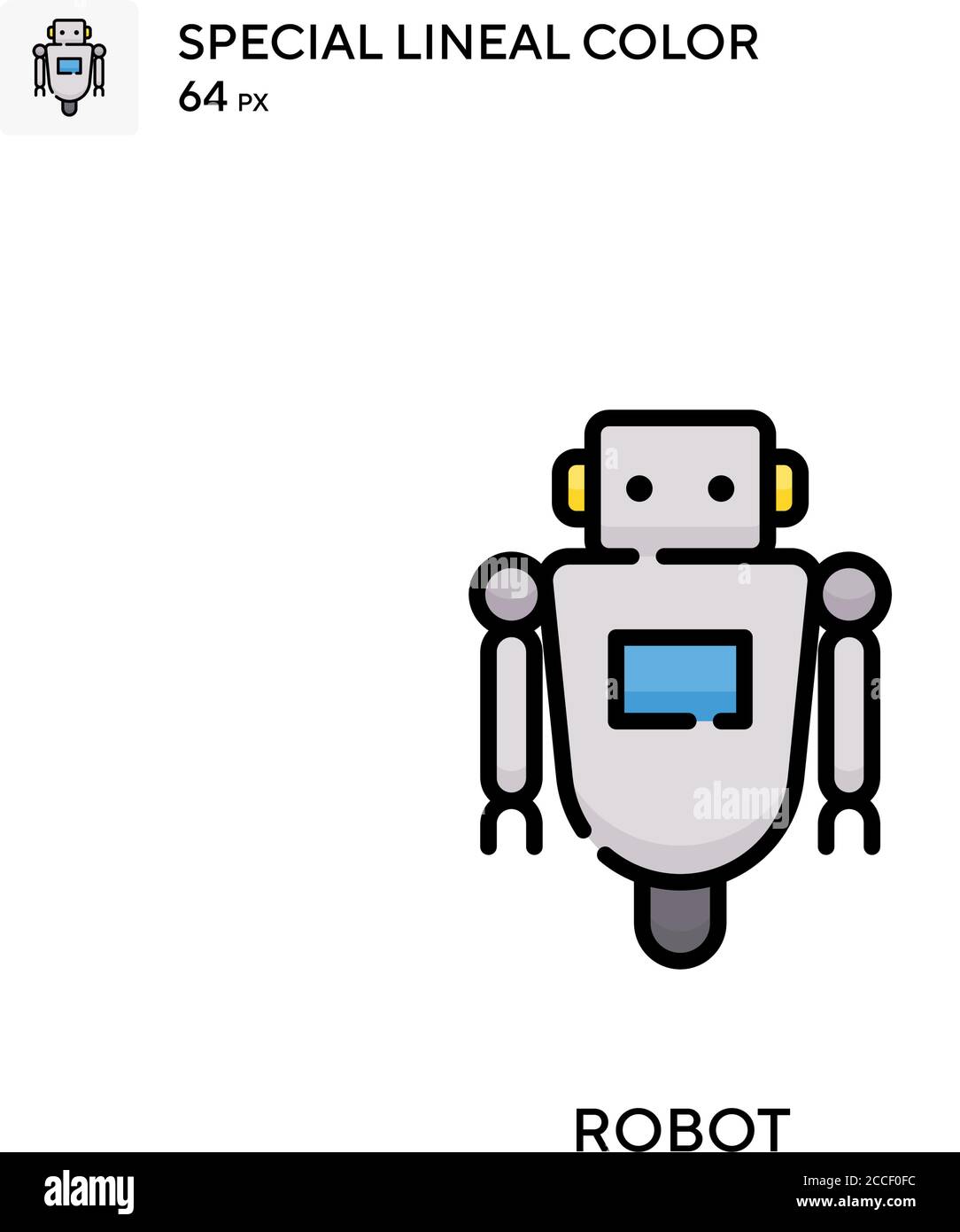 Robot Special lineal color icon. Illustration symbol design template ...