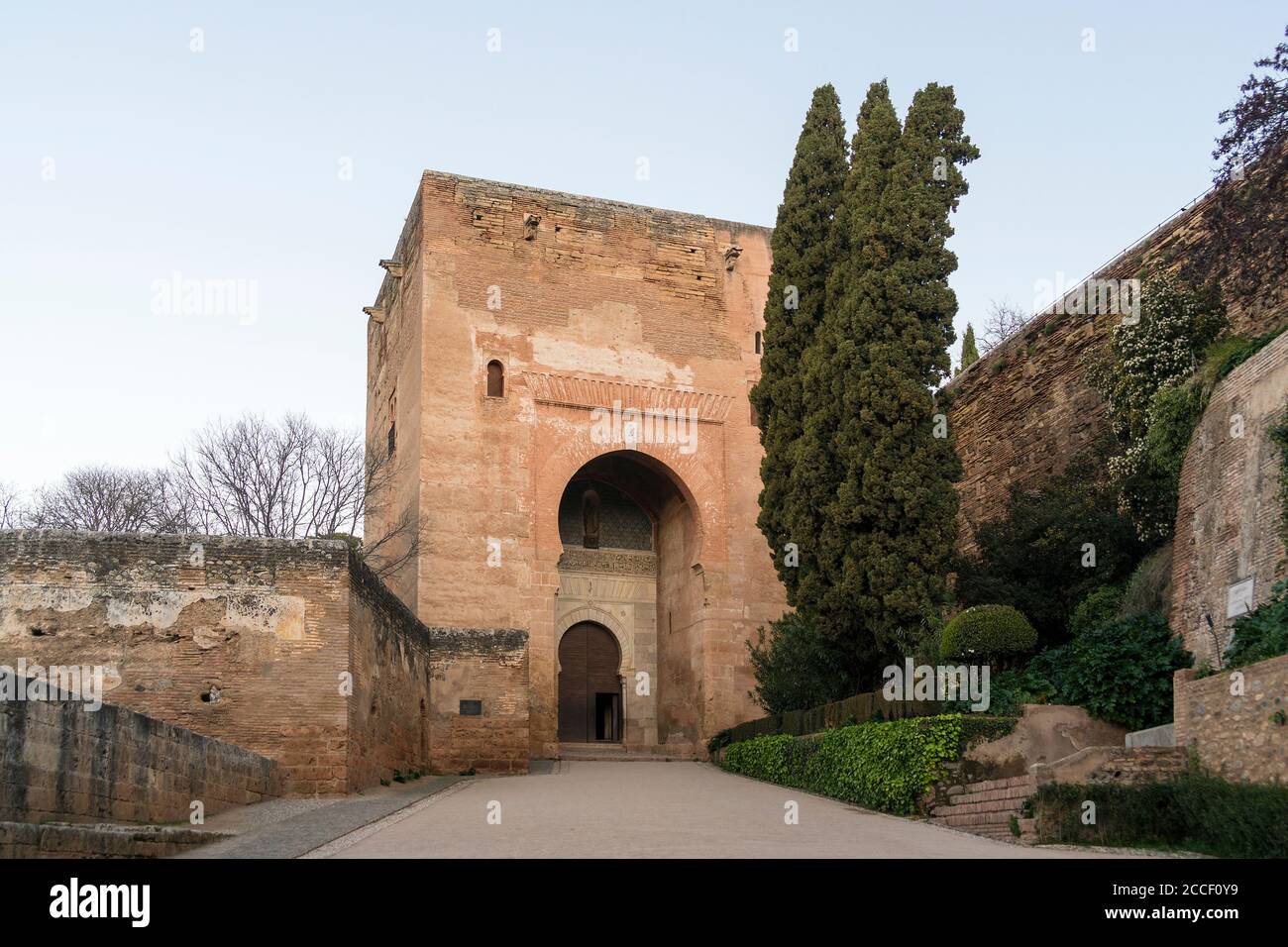 Granada (Spain), Alhambra, Puerta de la Justicia Stock Photo - Alamy