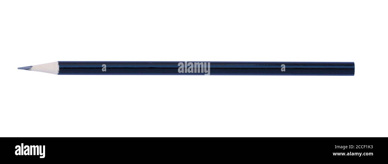 Black pencil isolated on white background Stock Photo - Alamy