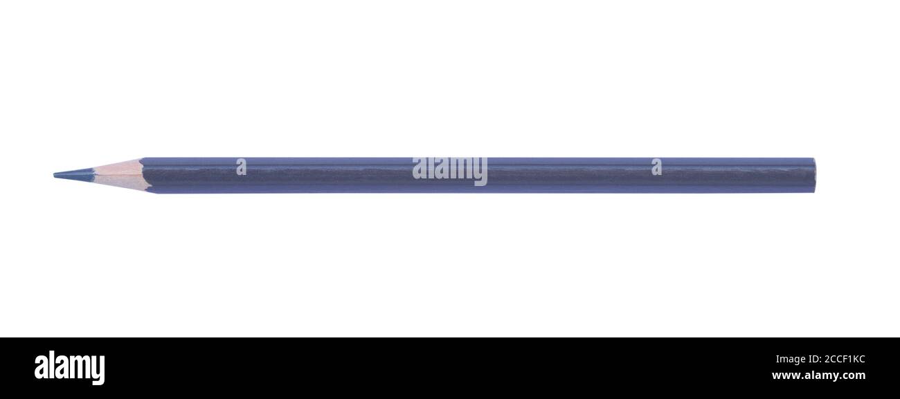 Black pencil isolated on white background Stock Photo - Alamy