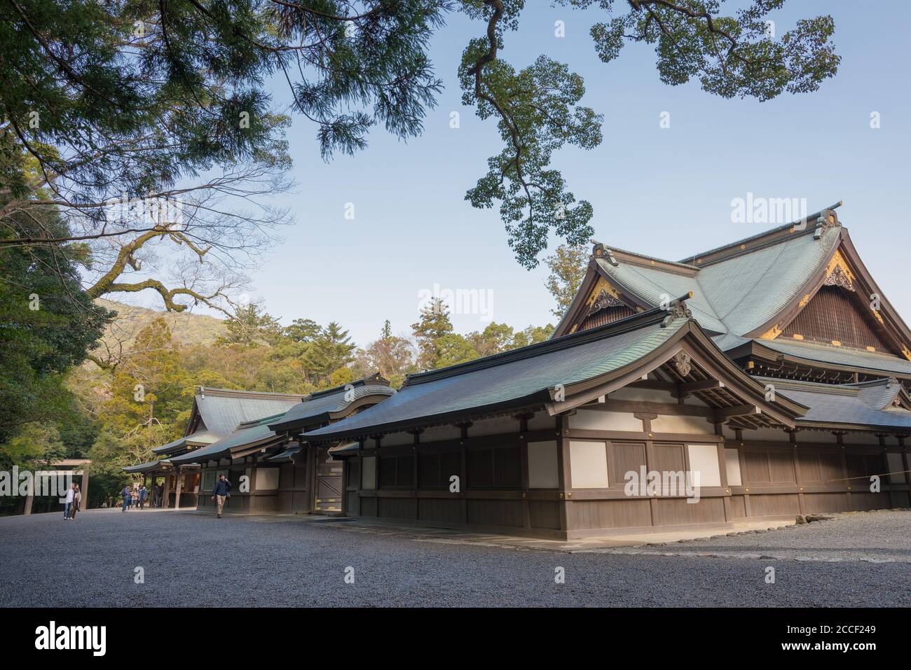 Mie, Japan - Ise Grand Shrine (Ise Jingu Naiku - inner shrine) in