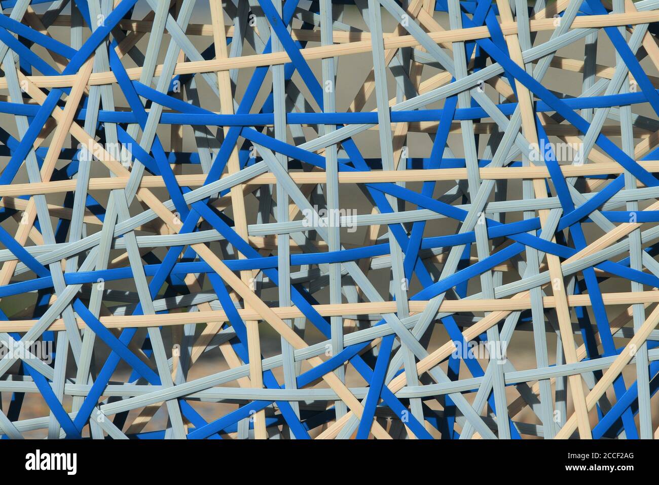 Abstract colorful Artificial rattan pattern Stock Photo - Alamy