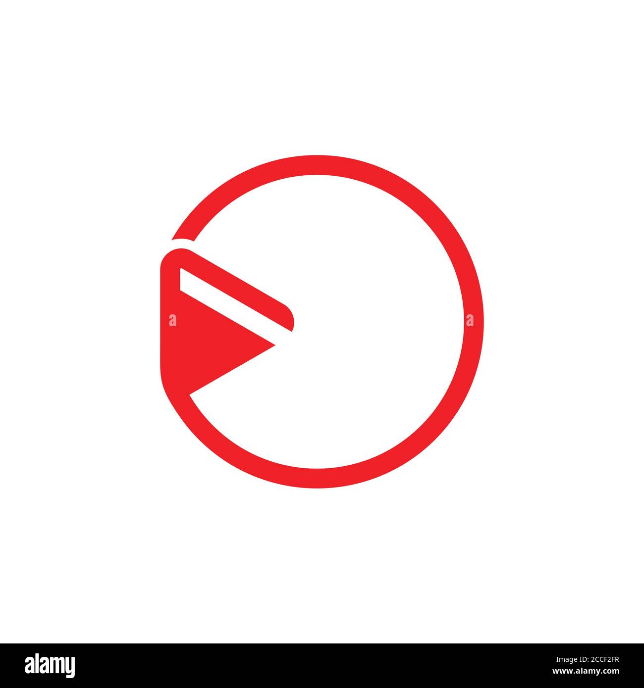 triangle arrow geometric logo vector Stock Vector Image & Art - Alamy